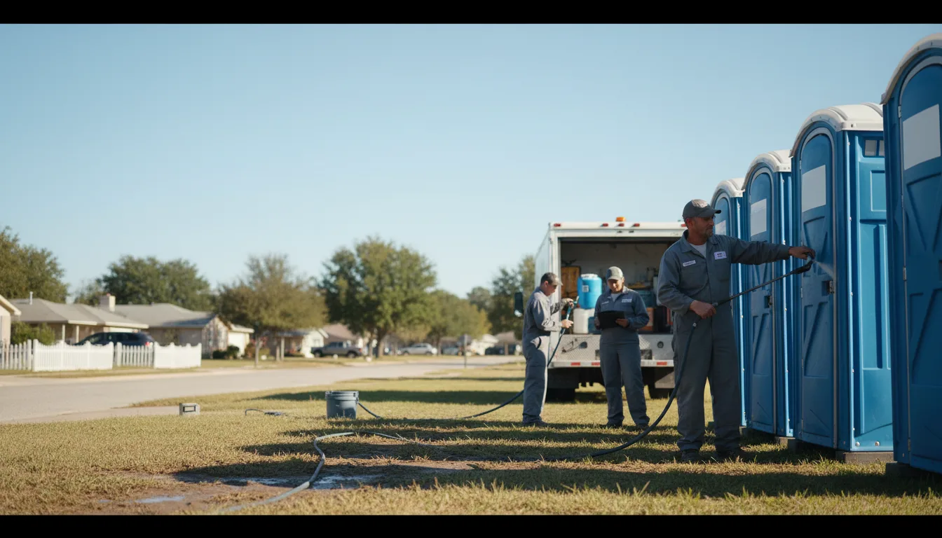 Long-Term Portable Toilet Rental in Nanafalia, AL near me